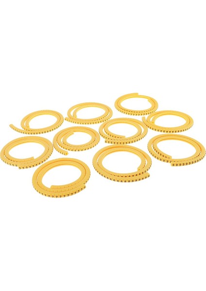 2000X Pvc Kablo Tel Işaretleyiciler Etiketler Etiketler Yönetim Numarası 0 ~ 9 1.5mm² ve ​​2.5mm² (Yurt Dışından) fiyatları