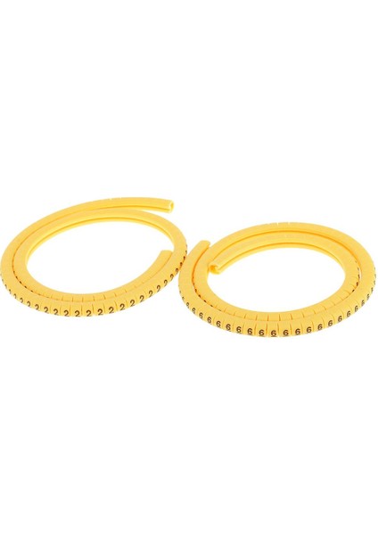 2000X Pvc Kablo Tel Işaretleyiciler Etiketler Etiketler Yönetim Numarası 0 ~ 9 1.5mm² ve ​​2.5mm² (Yurt Dışından) indirimleri