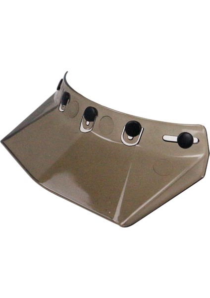 5 Snap Visor Pik Motosiklet Için Açık Yüz Brown1 (Yurt Dışından)