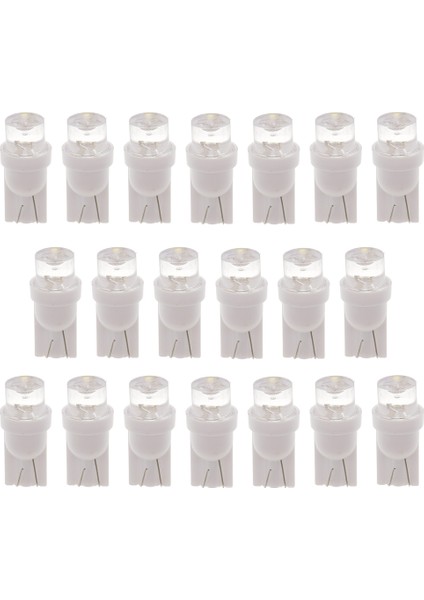 20 Adet T10 5050 Smd LED Araç Kama Dashboard Enstrüman Beyaz Işık Ampüller 12 V (Yurt Dışından)