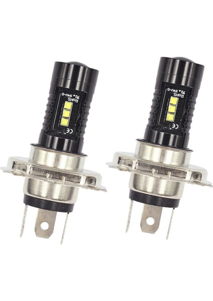 Süper Parlak 6000 K 60 W 3side Araba 12LED Foglight Lambası Drl Far H4 (Yurt Dışından) indirimleri