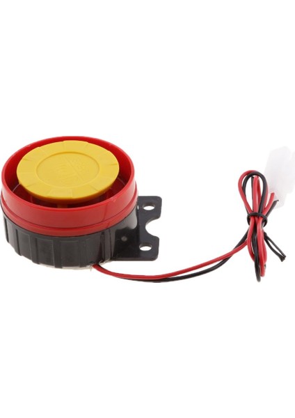 Evrensel 12 V Araba Kamyon Motosiklet Tahrikli Hava Raid Siren Boynuz Alarmı - Kırmızı (Yurt Dışından) modelleri
