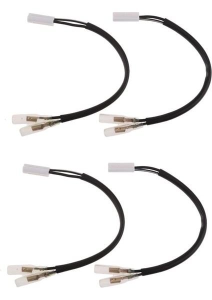 4x Turn Sinyal Kablolama Adaptörü Yamaha R1 R6 Fz1 Fz6 FZ6R Fz8 Fzn Xj6 (Yurt Dışından)