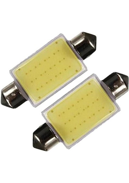 2 Adet 41MM Keçe Koçanı 12 Smd Cips Dc 12 V LED Kubbe Işıkları Araba Kubbe (Yurt Dışından)