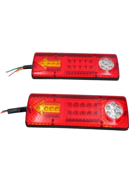 2x3 23 LED Römork 12 V Kuyruk Işıkları Sinyal Göstergesi Fren Arka Durdur Lambası (Yurt Dışından)