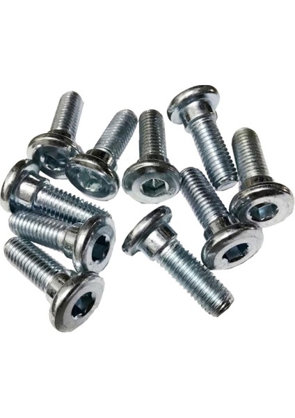10 Adet M8 x 20MM Motosiklet Fren Disk Rotor Montaj Cıvataları (Yurt Dışından)