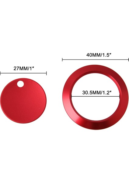 Alüminyum Alaşım Motor Başlangıç ​​durdur Düğmesi Anahtarsız Uyum Ford Araba Aksesuar (Yurt Dışından) modelleri