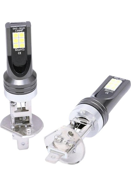 H1 3030 1200LM LED Far Dönüşüm Kiti Araba Ampul Sis Sürüş Işığı 6500K (Yurt Dışından)