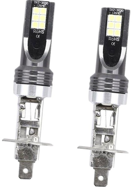 H1 3030 1200LM LED Far Dönüşüm Kiti Araba Ampul Sis Sürüş Işığı 6500K (Yurt Dışından)