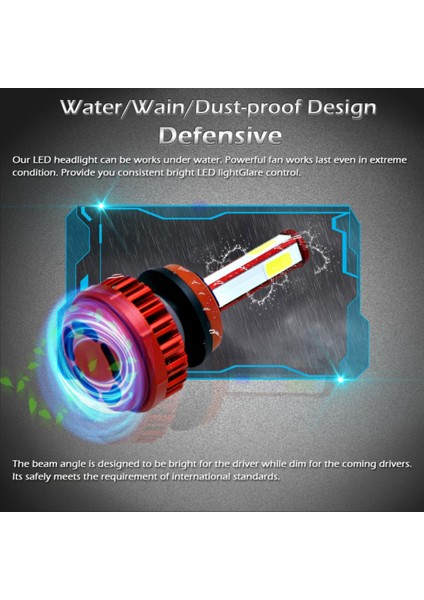 980 W 147000LM LED Far Ampülleri 4 Taraf 360 ° Işın Açısı Sürüş Işığı H11 (Yurt Dışından) modelleri