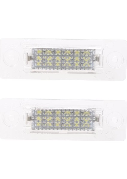Çift Hatasız LED Plaka Plakası Ampul Jetta 5 Mkv Passat Touran (Yurt Dışından)