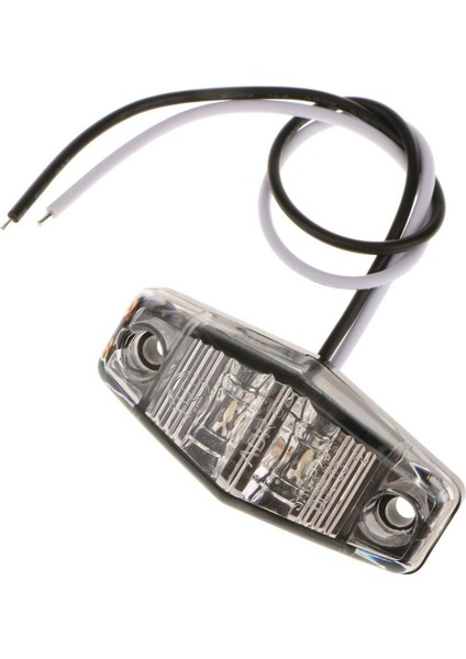 2x Araba Kamyon 2 LED Yan Marker Işıkları Genişlik Ampüller Uyarı Kuyruk Lambaları Beyaz (Yurt Dışından) modelleri