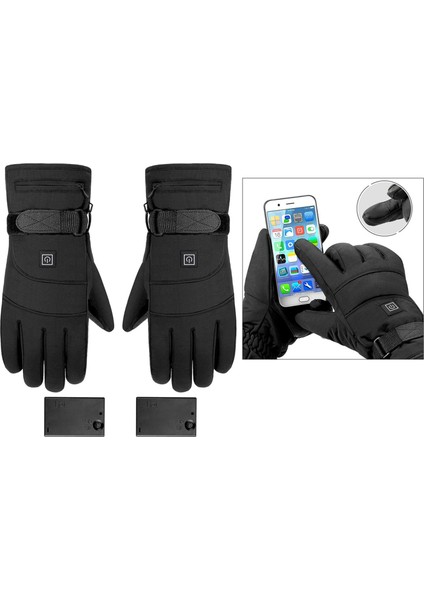 Erkekler Için Isıtmalı Eldivenler Isıtmalı Motosiklet Kayak Kar Eldivenleri Su Geçirmez Stil 2 (Yurt Dışından) indirimleri