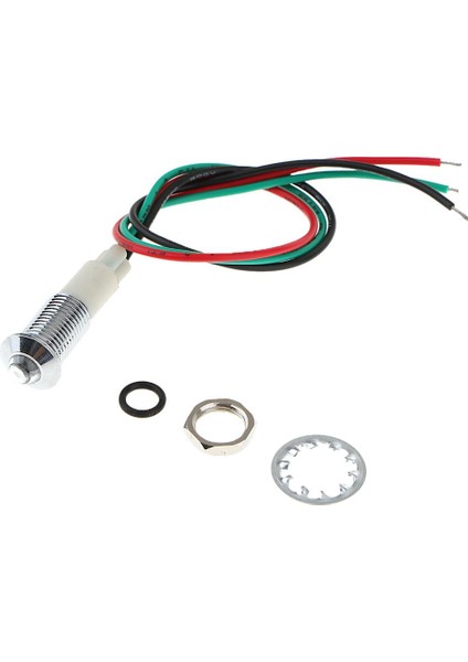 12V LED Metal Göstergesi Tel Kırmızı ve Yeşil Işık ile Düşük Kemerli Işık Lambası (Yurt Dışından) fiyatları