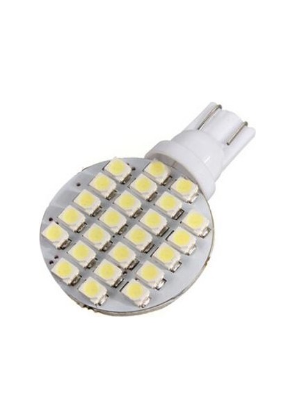 Paketi 10 Parlak 4.8 W T10 921 Sıcak Beyaz Araba Rv Kama 24SMD LED Işık Ampul (Yurt Dışından)