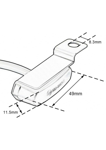 Motosiklet Akan Su LED Turn Sinyal Işık Lambası Yamaha Black (Yurt Dışından) fırsatları
