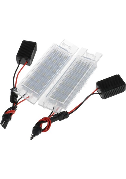 2x Araba Oto Arka 18-Led Numarası Plaka Işık Opel Zafira B Astra H Corsa D (Yurt Dışından)