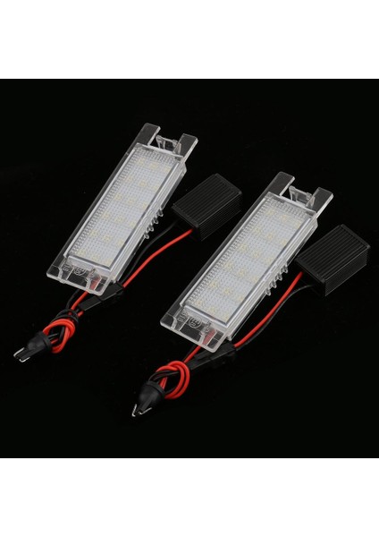 2x Araba Oto Arka 18-Led Numarası Plaka Işık Opel Zafira B Astra H Corsa D (Yurt Dışından) modelleri