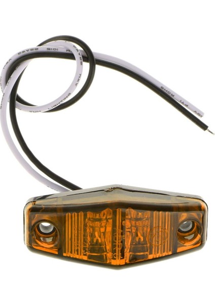 2x Araba Kamyon 2 LED Yan Marker Işıkları Genişlik Ampüller Uyarı Kuyruk Lambaları Sarı (Yurt Dışından) fırsatları