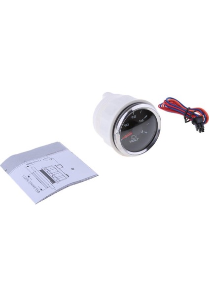 8-16V Voltmetre Volt Metre Tekne Marine Rv 52MM 2inch (Yurt Dışından)