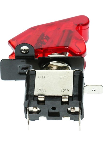 Araba Kamyon Tekne Kırmızı Kapak LED Işık 20A 12 V Rocker Geçiş Açma Kapama Anahtarı Spst (Yurt Dışından)
