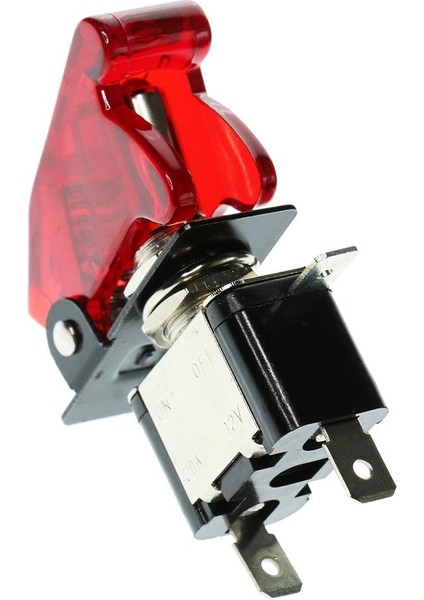 Araba Kamyon Tekne Kırmızı Kapak LED Işık 20A 12 V Rocker Geçiş Açma Kapama Anahtarı Spst (Yurt Dışından)