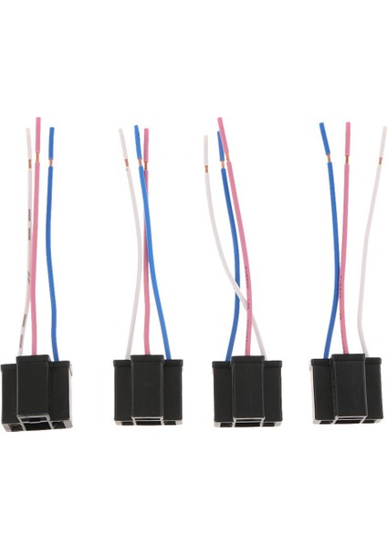 4 Parça Otomotiv H4 Far Sisi Fog Found Teli Kablo Demeti Kadın Soket Adaptörü (Yurt Dışından) fiyatları