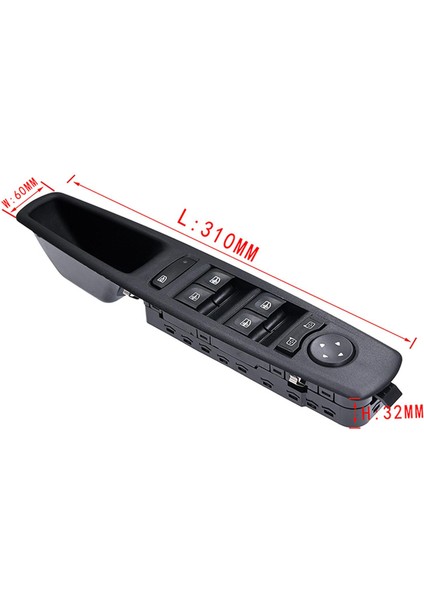 Elektrikli Pencere Kontrolü Anahtar Switch 809610016R Araba Renaults Için Uygun (Yurt Dışından)