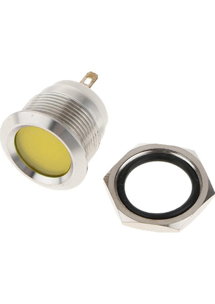 Araba Motosiklet 12V 19MM Panel Gösterge Işığı Wrie Kurşunları Sarı (Yurt Dışından) fırsatları