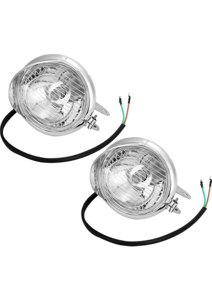 2x LED Motosiklet Sürüş Sis Lambası Spot Işık Far Evrensel (Yurt Dışından)