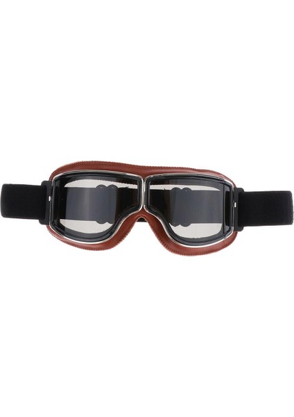 Motosiklet Vintage Gözlükler - Anti -Scratch Motosiklet Güneş Gözlüğü Gözlük Gözlükleri (Yurt Dışından)