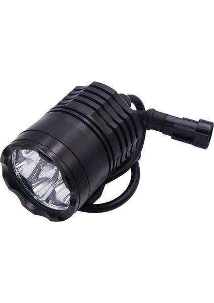 12V-85V 5WX6 Süper Parlak LED Spot Işık Motosiklet Kafa Lambası ve Anahtarı (Yurt Dışından)