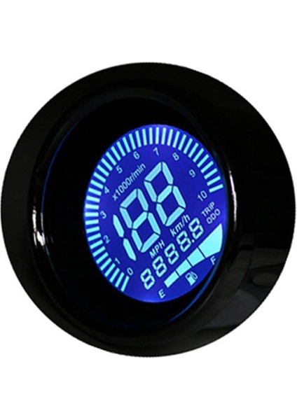 Evrensel Alüminyum Çok Fonksiyonlu Motosiklet Kilometre Sayacı Hız Göstergesi Siyah (Yurt Dışından) fiyatları