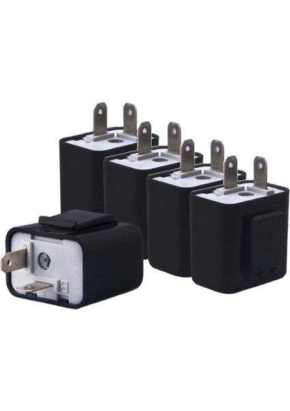 5x 2pin Motosiklet Hızı Ayarlanabilir LED Dönüş Sinyali Göstergesi Flaşör Röle 12 V (Yurt Dışından)