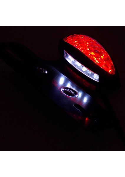 Motosiklet Arka Kuyruk Lambası Kırmızı (Yurt Dışından) fiyatları