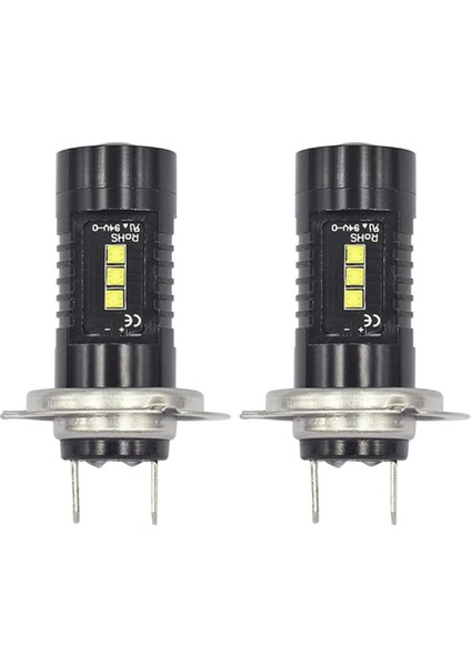 3side Otomobil Ön 12LED Foglight Yüksek Düşük Işın Ampuller Dönüşüm Kiti H7 (Yurt Dışından)