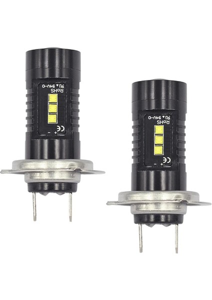 3side Otomobil Ön 12LED Foglight Yüksek Düşük Işın Ampuller Dönüşüm Kiti H7 (Yurt Dışından) indirimleri