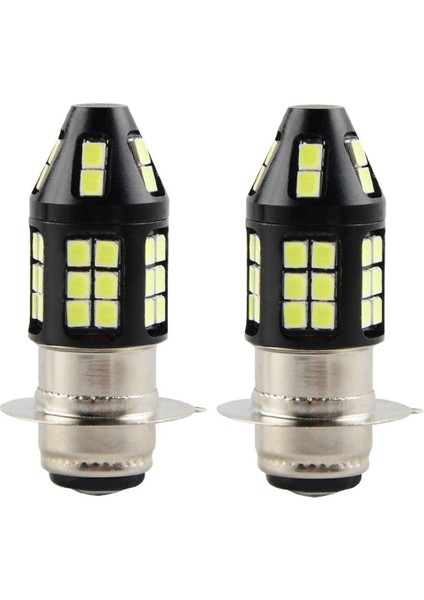 Motosiklet LED Far Ampul Projektör Dönüşüm Kiti Hi Lo Işın 100 W (Yurt Dışından)