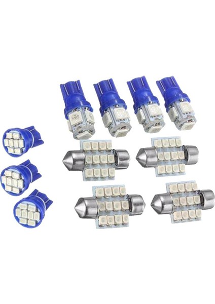 11X Evrensel Mavi LED Işıklar Iç T10 & 31MM Harita Dome Işıkları Lambalar (Yurt Dışından)