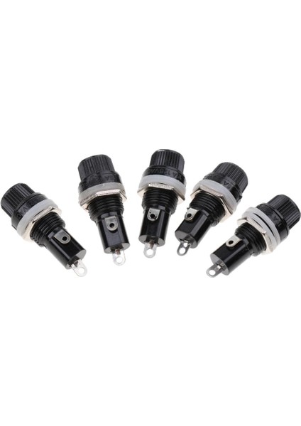5 Adet Ac 125 V 15A 250 V 10A 12MM Konu Vida Paneli Monte Sigorta Tutucular (Yurt Dışından)