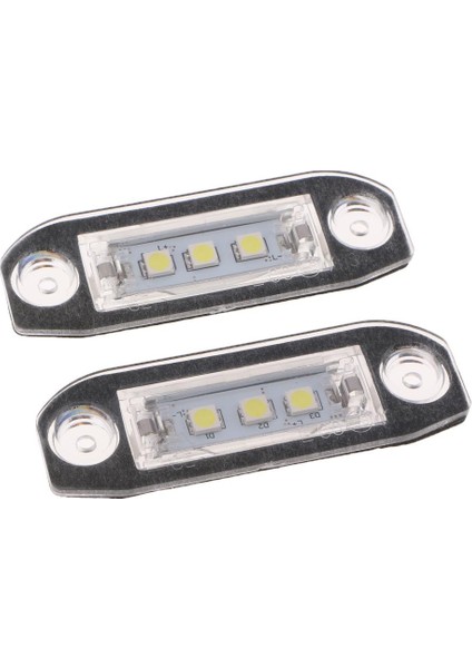Çift LED Lisans Numarası Plaka Işık Lambaları Volvo S80 XC90 S40 V60 S60 C70 Için (Yurt Dışından) fırsatları
