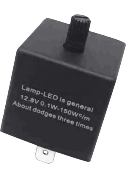 12 V 3-Pin LED Ayarlanabilir Araba Flaşör Flaş Röle Dönüş Sinyali Ampuller Için (Yurt Dışından)