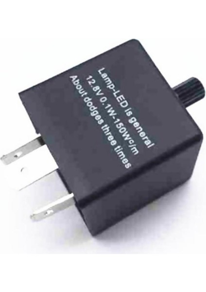 12 V 3-Pin LED Ayarlanabilir Araba Flaşör Flaş Röle Dönüş Sinyali Ampuller Için (Yurt Dışından)
