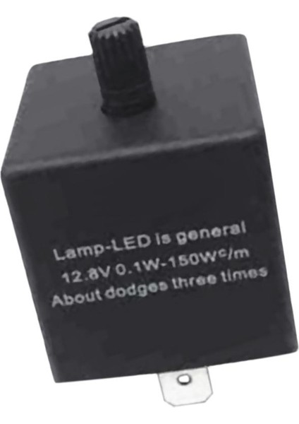 12 V 3-Pin LED Ayarlanabilir Araba Flaşör Flaş Röle Dönüş Sinyali Ampuller Için (Yurt Dışından)
