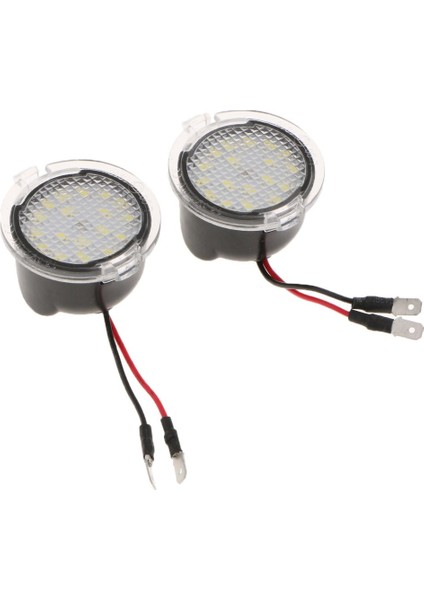 2x Beyaz 18-Led Yan Görünüm Ayna Işıkları Altında Ford Explorer 11-18 (Yurt Dışından)