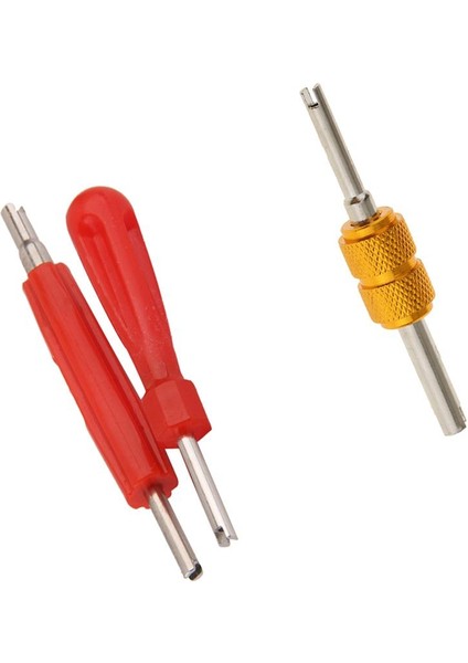 3x Evrensel Araba Lastik Vana Kök Çekirdek Onarım Takın 2 Kafa Aracı Altın Kaldır (Yurt Dışından)