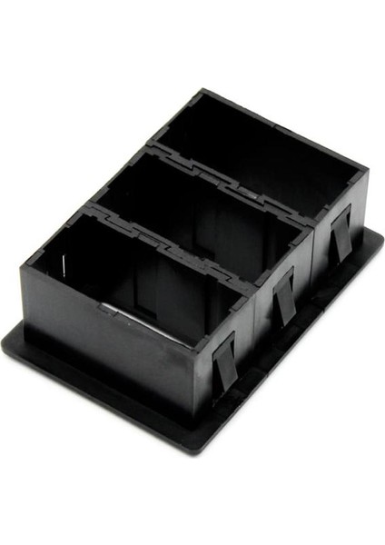 3 Yollu Araba Rocker Anahtar Klip Paneli Devriye Tutucu Tutucu Konut Kiti (Yurt Dışından) indirimleri