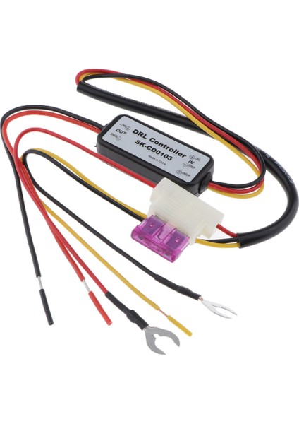 3 Parça Araba LED Gündüz Çalışan Işık Dimmer 12-18 V 5A Oto Drl Denetleyici (Yurt Dışından)