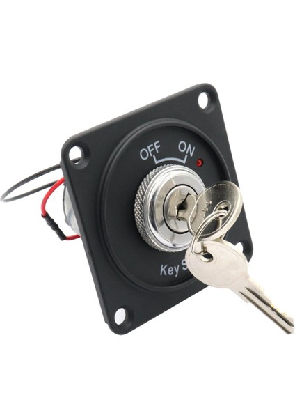 Dc 12 V Kontak Anahtarı 2 Konum Açma Kapalı Anahtar Anahtarı Paneli + 2 Tuşları (Yurt Dışından)