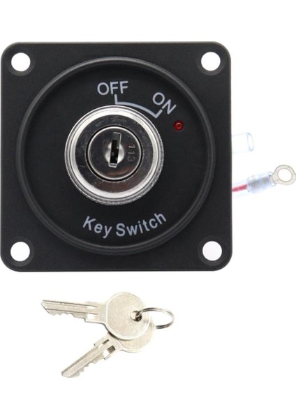 Dc 12 V Kontak Anahtarı 2 Konum Açma Kapalı Anahtar Anahtarı Paneli + 2 Tuşları (Yurt Dışından) fiyatları
